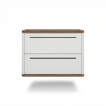 Тумба прикроватная подвесная ROYAL 5202 эко (Дуб Веллингтон-р.черная)