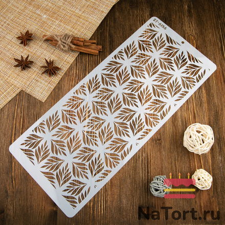 Трафарет для декора торта №56