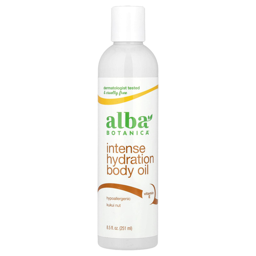 Alba Botanica, масло для тела, интенсивное увлажнение, орех кукуи, 251 мл (8,5 жидк. унции)