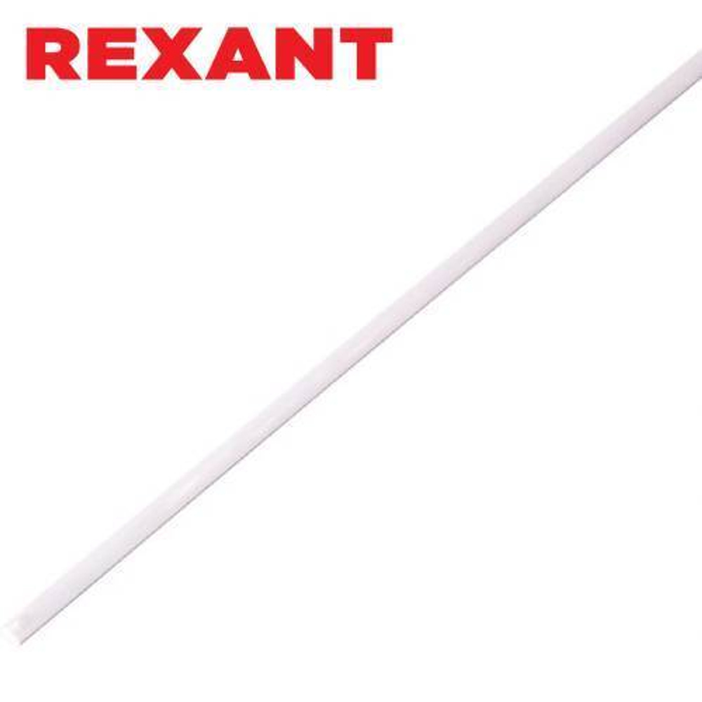 3,0/1,5 мм 1м термоусаживаемая трубка белая Rexant/20-3001