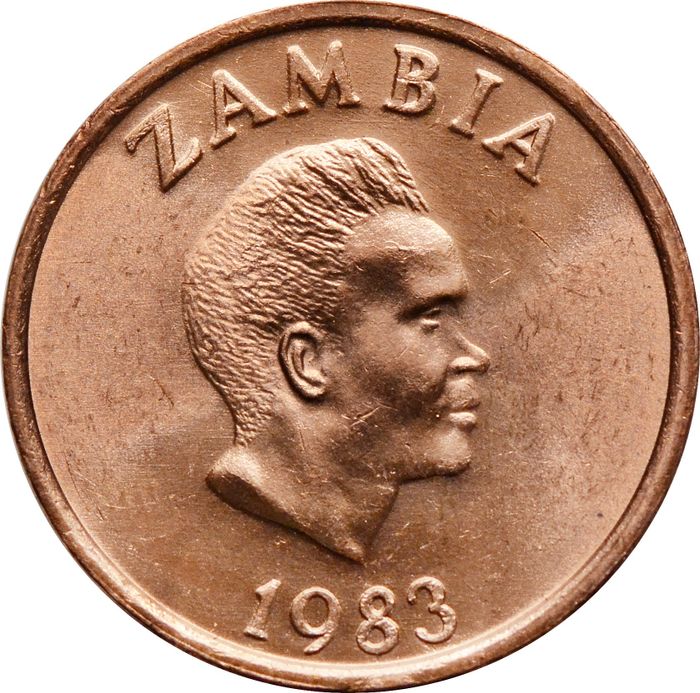 2 нгве 1983 Замбия UNC