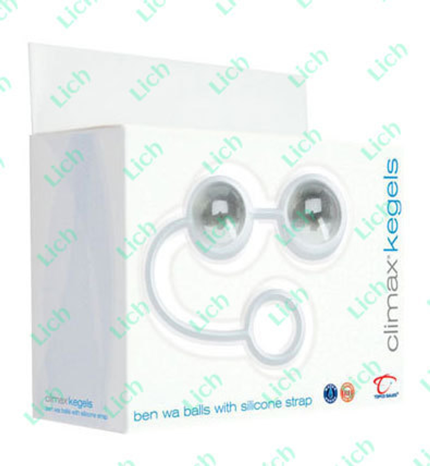 Стеклянные вагинальные шарики Kegels, 3.18 см