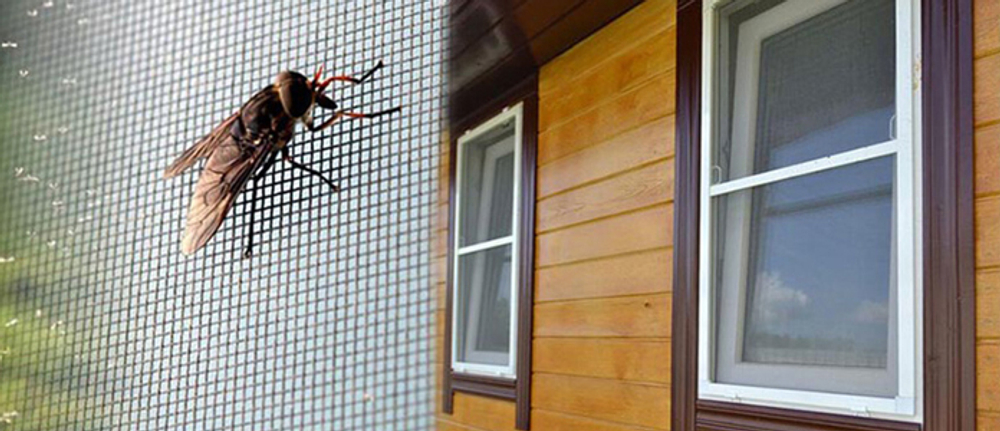 СЕТКА  PRIVAL ( 1,6х5М)  ИЗ СТЕКЛОВОЛОКНА (СЕРАЯ) - ДЛЯ ПЛАСТИКОВЫХ ОКОН