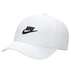 Теннисная кепка Nike Dri-Fit Club Kids' Futura Wash - white/black