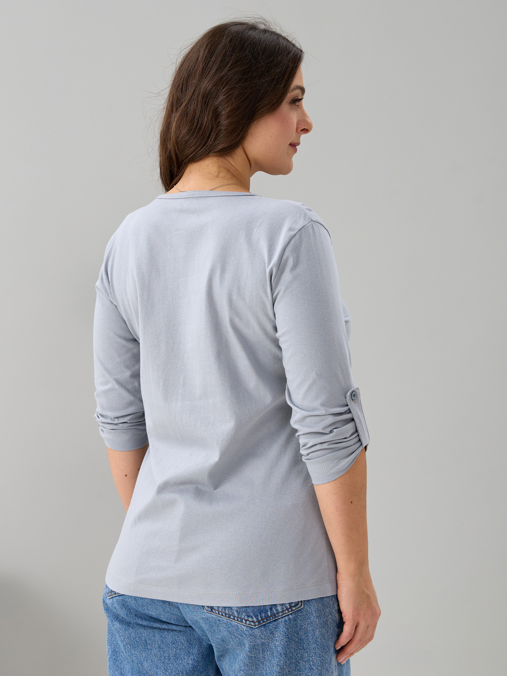 Лонгслив ЛНк-005/жемчужный