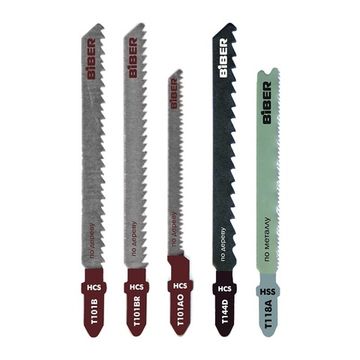 Набор пилок БИБЕР  для лобзика  5шт