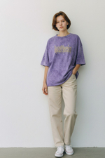 Футболка с вышивкой "Ханты-Мансийск север греет"