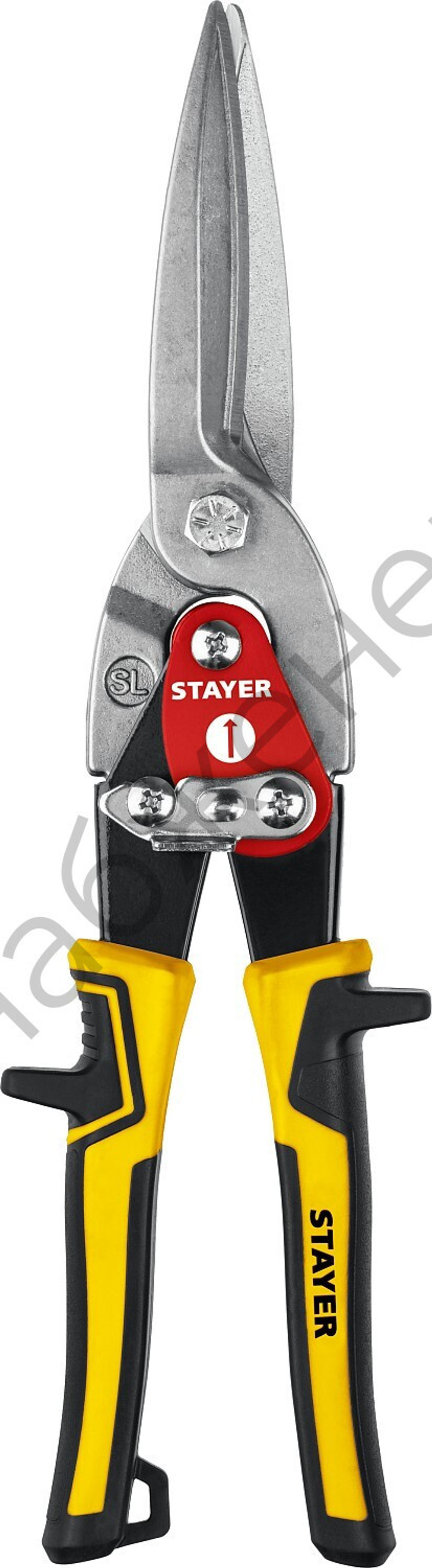 STAYER Cobra 290 мм, Прямые удлинённые ножницы по металлу (23055-29)