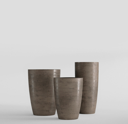 Кашпо, коллекция КОНКРИТ, форма КОНУС