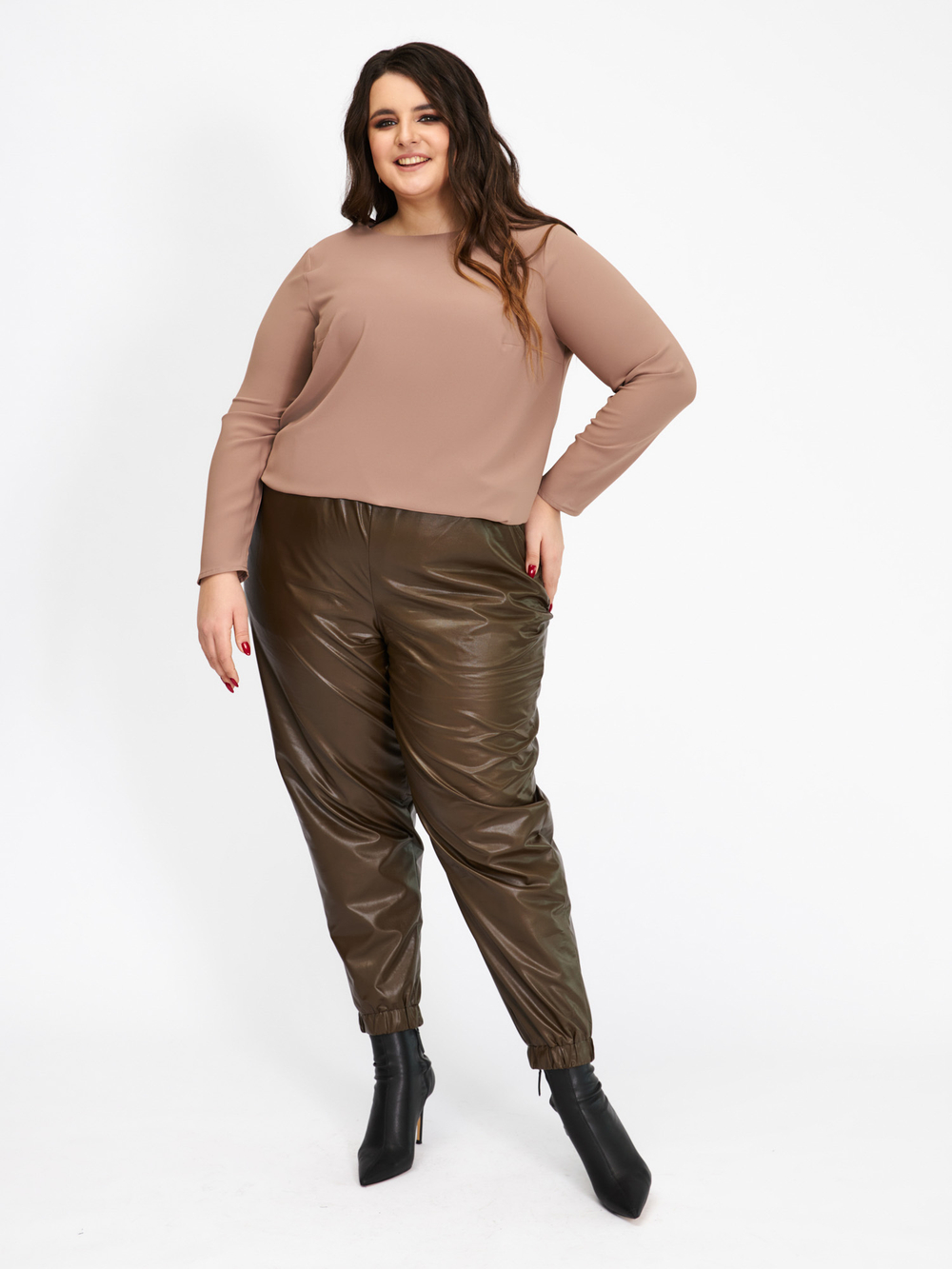 Блуза Б179-32 54-64 990 руб искуственный шелк (2)