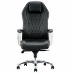 Кресло BRABIX PREMIUM "Aurus EX-705", мультиблок, алюминий, экокожа, черное, 532928