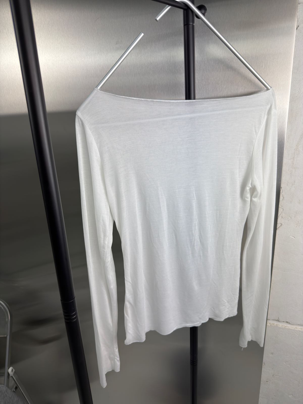 Лонгслив женcкий арт. 0100 цвет "белый"