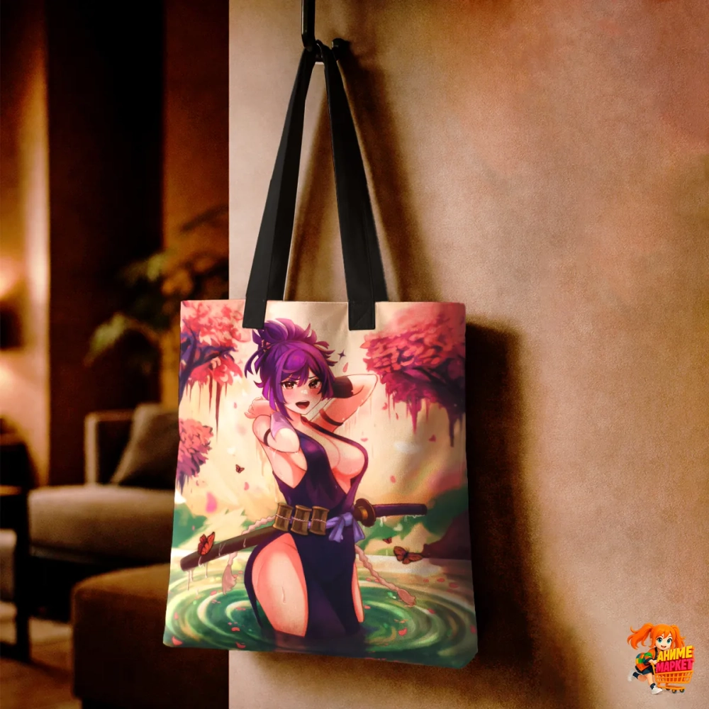 Сумка шоппер с принтом Адский Рай