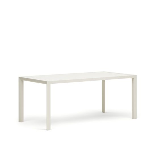 Culip Алюминиевый уличный стол с порошковым покрытием белого цвета 180 x 90 см