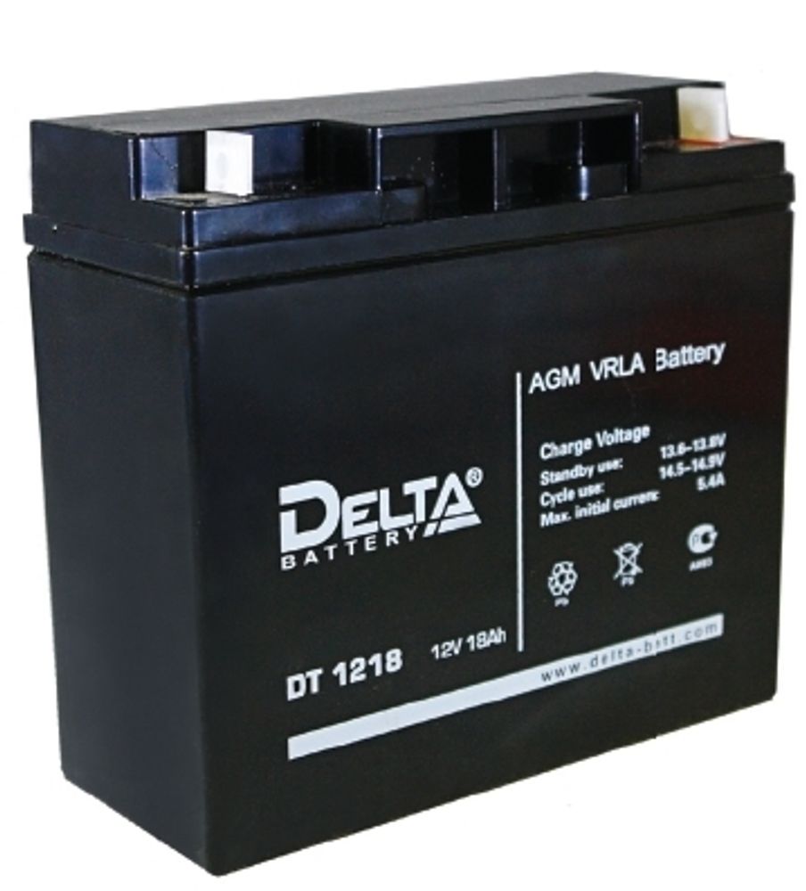 DELTA DT 1218 аккумулятор