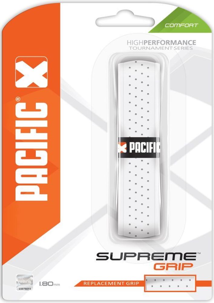 Теннисные намотки базовые Pacific Supreme Grip white 1P