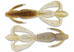 Приманка силиконовая Keitech Crazy Flapper 3.6" #462T Electric Smoke Craw