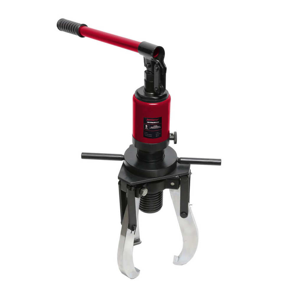 Гидравлический съёмник со встроенным насосом, с системой удержания, 5 тонн, 50-250 мм