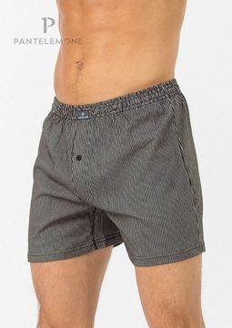Трусы мужские семейные для больших мужчин Pantelemone PMBB-381, полоса серая