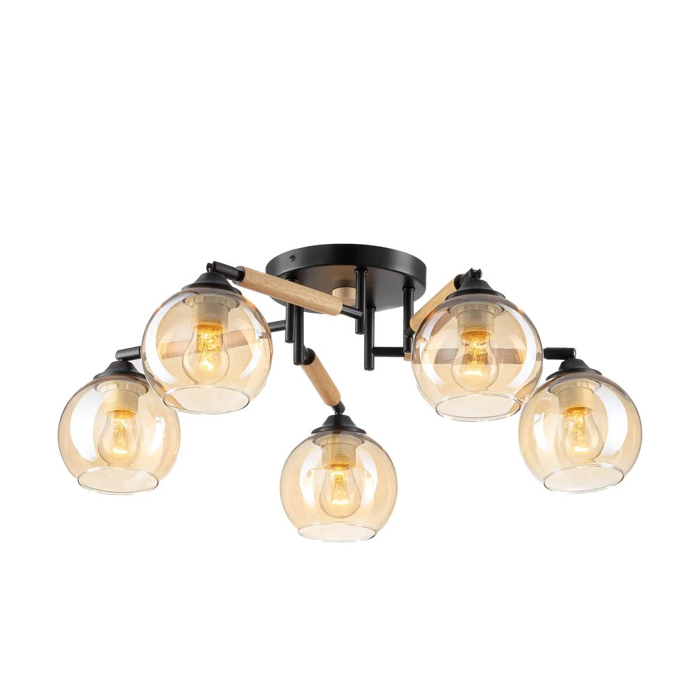 Citilux TIKA CL133151 Люстра поворотная Чёрная