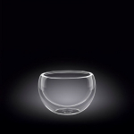 Салатник d =80 мм. 200 мл. с дв. стенками Thermo Glass Wilmax (57621)