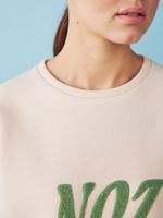 СВИТШОТ NOT IN THE MOOD PASTEL BEIGE