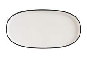 Блюдо овальное 250*130 мм. Линеа Черный, форма Хюгге Bonna /1/6/