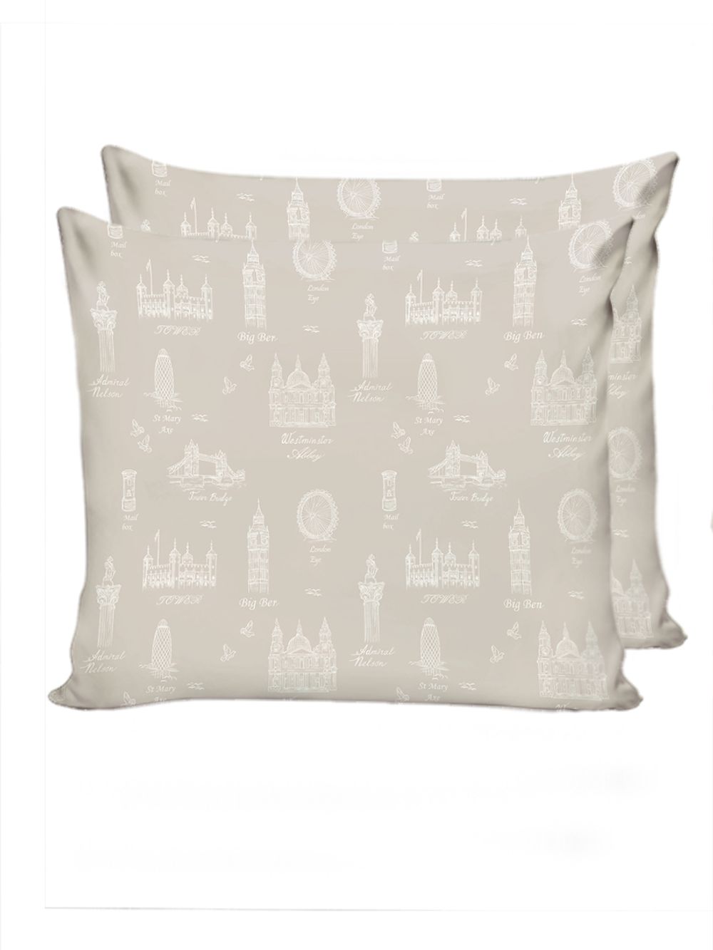 Постельное белье  перкаль Сказка "Туманный альбион" евро  Наволочка 70х70 см 2 шт  Простынь на резинке 180x200 см  Пододеяльник 200x215 см