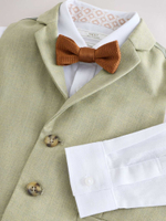 Комплект из трех предметов для мальчика Next E58-835, Зеленый, Белый