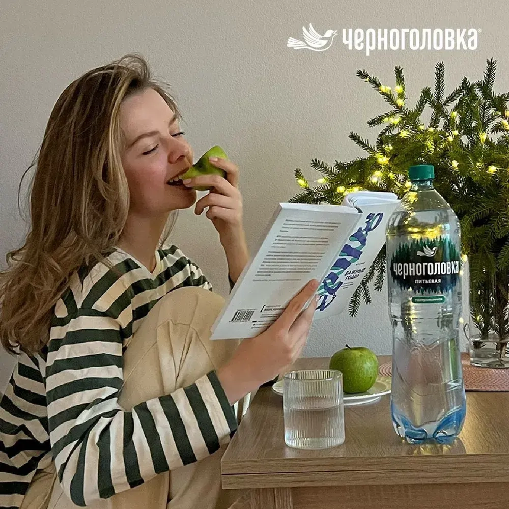 Вода газированная Черноголовка питьевая, 6 шт х 1,5 л