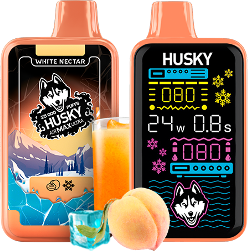 Одноразовая электронная сигарета Husky Air Max Ultra - White Nectar (25000 затяжек)