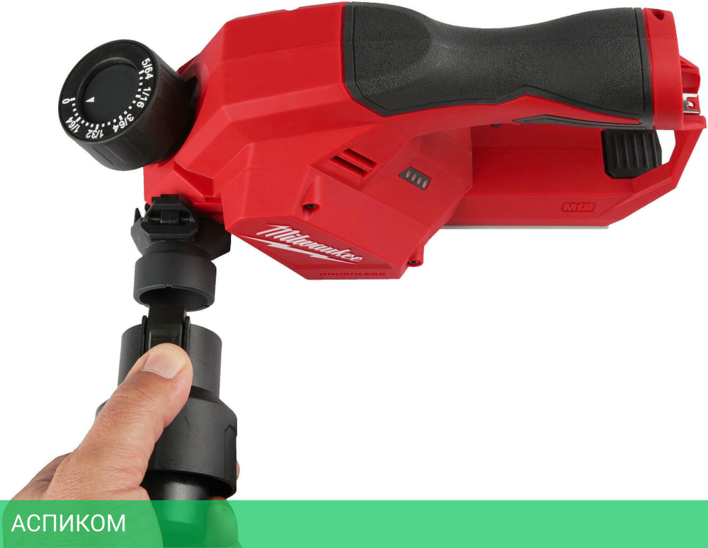 Электрорубанок Milwaukee M12BLP-0X (4933492850)