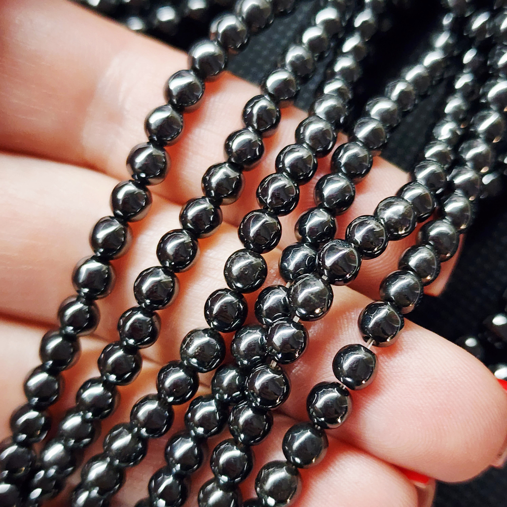 Бусины, гематит, гематин, шарик, р-р 4.7мм