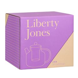 Чайник заварочный Orb, 1,2 л, синий/янтарный