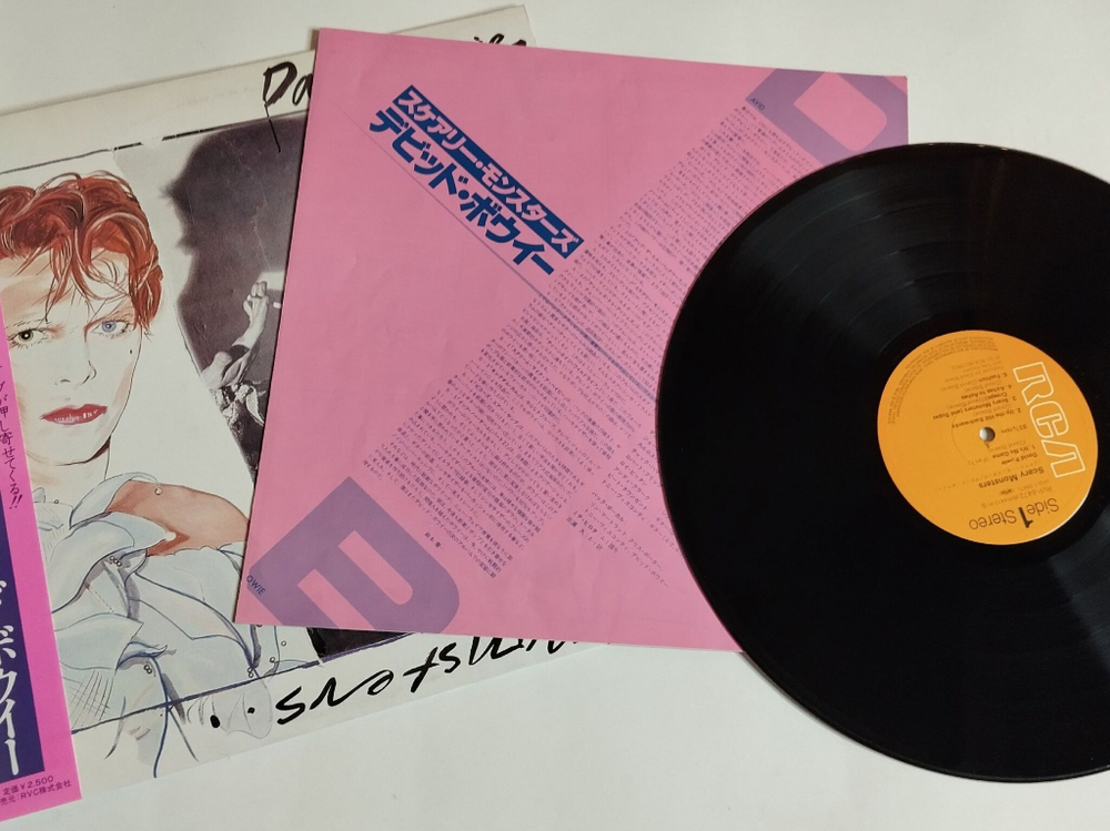 Винтажная виниловая пластинка LP David Bowie Scary Monsters (Japan 1980)