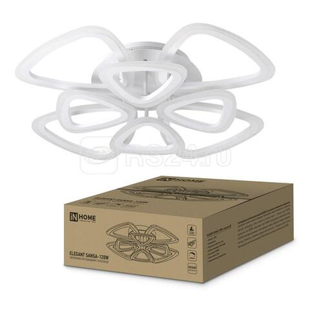 Свет-к светод. ELEGANT 120Вт SANTA-120W 230В 3000-4000-6500К 8400лм 650*650*130мм пульт ДУ