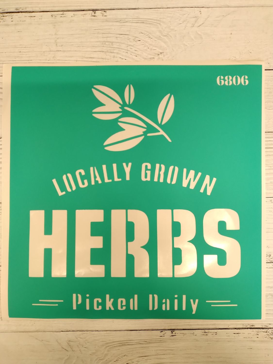 трафарет на клеевой основе,6806, 20*20см