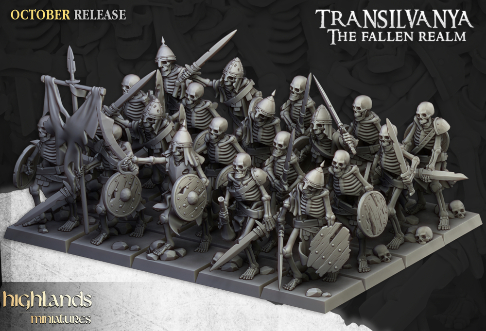 Skeleton Warriors with Swords Unit