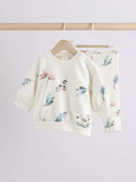 Толстовка и легинсы в комплекте для малышей Next E66-550, Молочный