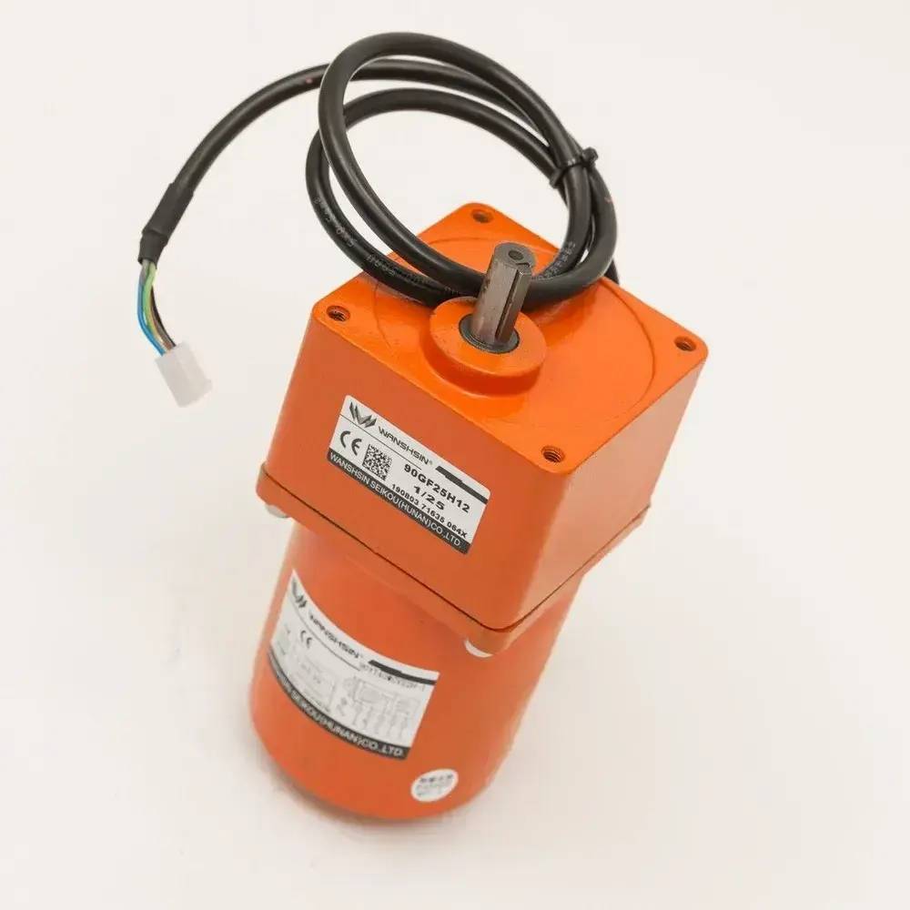 Регулируемый однофазный электродвигатель с редуктором 40 Вт 52 об/мин 220 В 90YT40WGV22H/90GF25H12-ORANGE