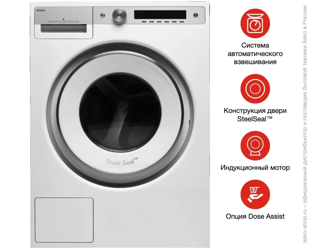 Стиральная машина Asko W6098X.W/2 фото 7