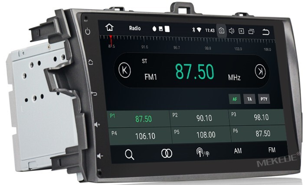 Магнитола для Toyota Corolla 2006-2013 - Carmedia MKD-T945-P6 на Android 10, 6-ТУРБО ядер, 4ГБ-64ГБ