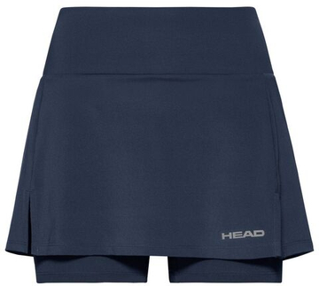 Юбка для девочки теннисная Head Club Basic Skort - небесный