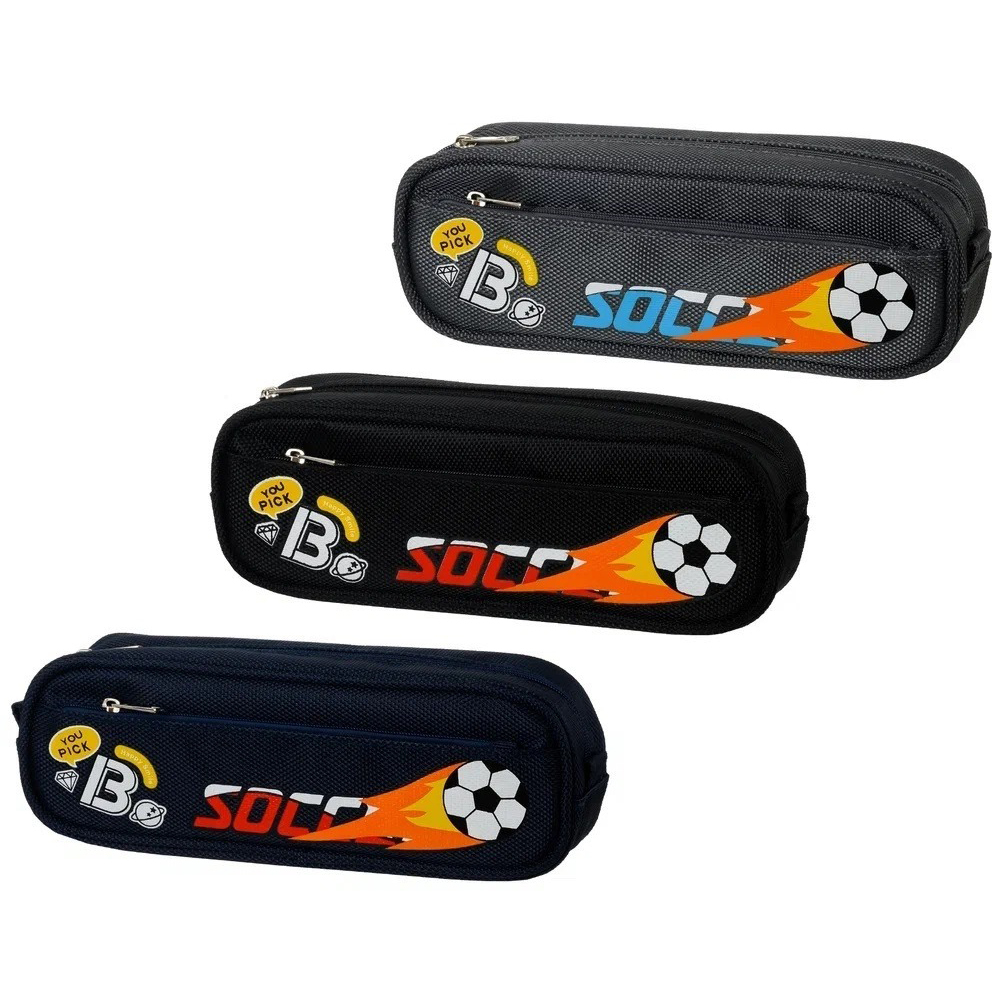 Пенал-косметичка Basir без наполнения, 21,5*7,5*5 см, серия "Спорт", ассорти