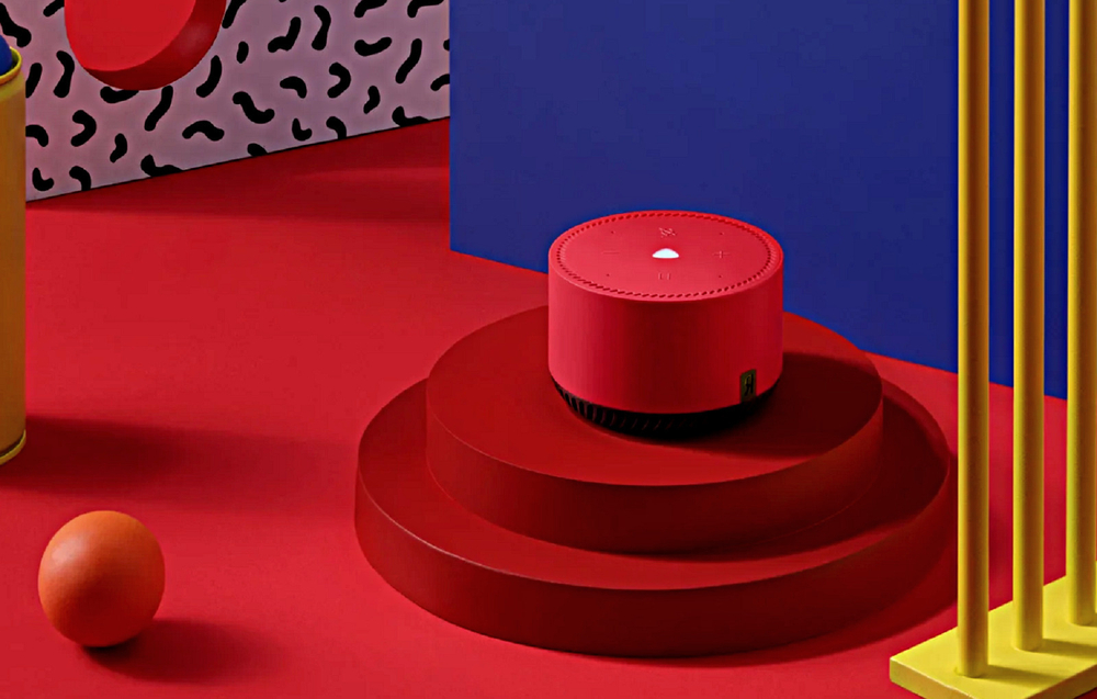 Yandex Яндекс.Станция Лайт Красная YNDX-00025  (Умная колонка с