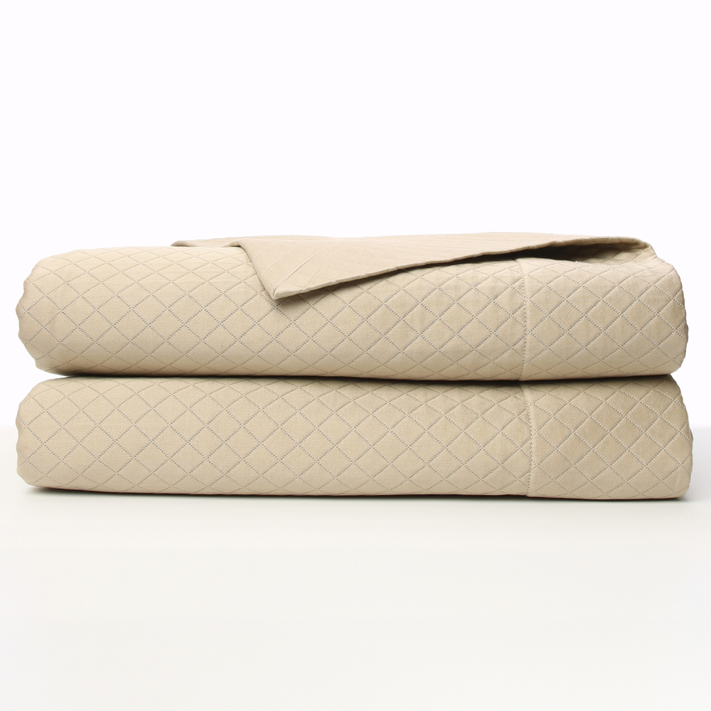 Покрывало 260x280 Claire Batiste Atelier CNV темно-бежевое