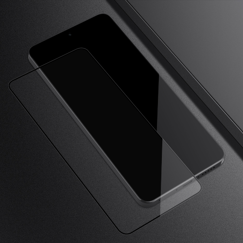 Защитное стекло для Xiaomi Redmi Turbo 4 и Poco X7 Pro, тонкие черные рамками и олеофобное покрытие, G-Rhino