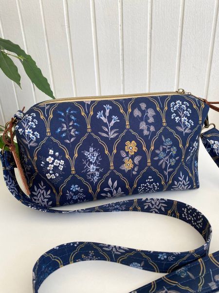 ПРЕДЗАКАЗ, ЦВЕТОЧНЫЙ АРАБЕСК, синий, 100% хлопок 5