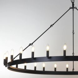 Citilux Смитсон CL470130 Люстра замковая подвесная Чёрная