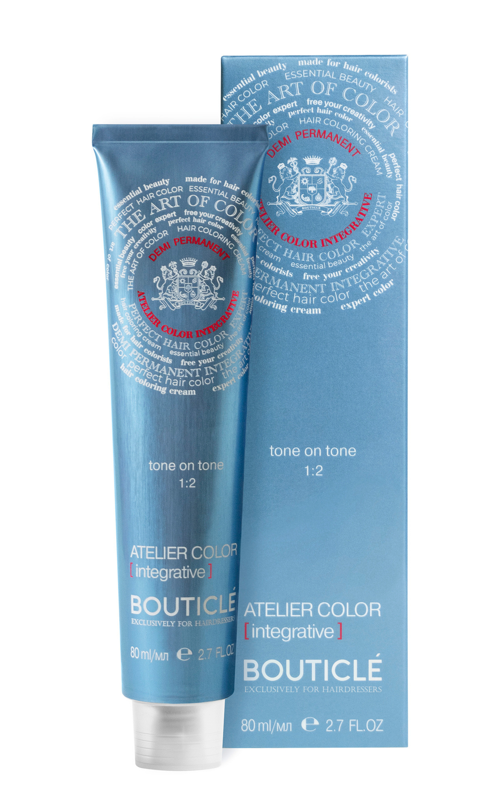 Полуперманентный (безаммиачный) краситель Atelier Hair Color Integrative/Bouticle 80мл